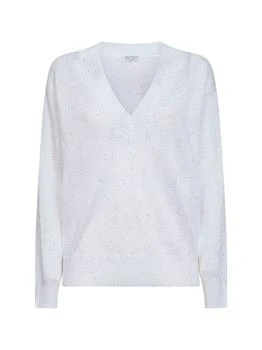 Brunello Cucinelli | Brunello Cucinelli V-Neck Knitted Jumper