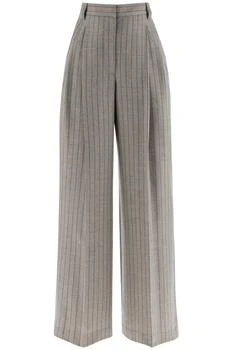 Brunello Cucinelli | Brunello Cucinelli Pinstriped Wide Leg Pants