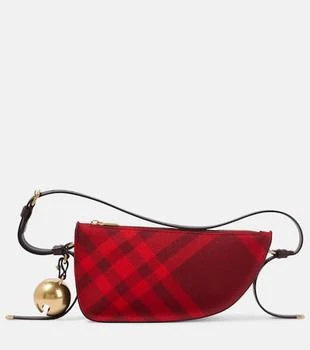 Burberry | Shield Mini Burberry Check shoulder bag