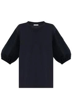Moncler | Moncler Puff Sleeve Detailed Crewneck Top