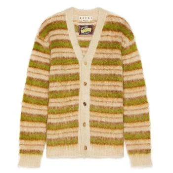 Marni | Marni V Neck Long-Sleeve Cardigan, Brand Size 48 ( US Size 38 )