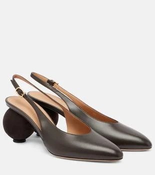 Salvatore Ferragamo | Tessie 70 leather slingback pumps