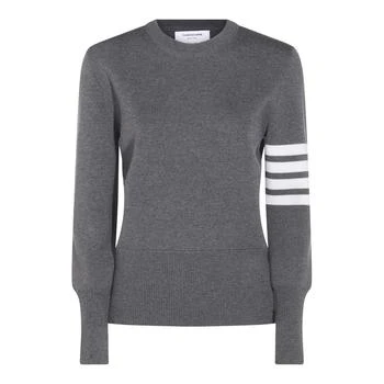 Thom Browne | Thom Browne Milano Stitch Classic 4-Bar Pullover