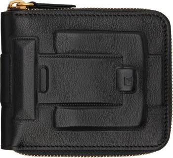 Balmain | Black Calfskin Leather Anthem Wallet