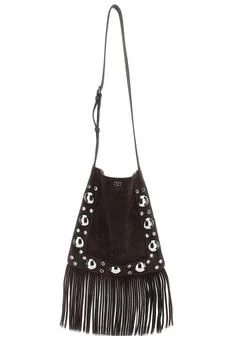 Valentino | Valentino	Nellcôte Fringed Edge Shoulder Bag