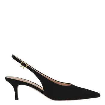 Gianvito Rossi | Gianvito Rossi Robbie Sling 55 Suede Slingback Pumps, Brand Size 35 ( US Size 5 )