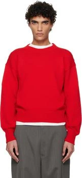 Jil Sander | Red Cotton Sweater