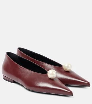 Magda Butrym | Leather ballet flats