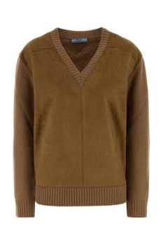 Prada | Prada V-Neck Knitted Jumper