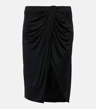 Tom Ford | Draped jersey midi skirt