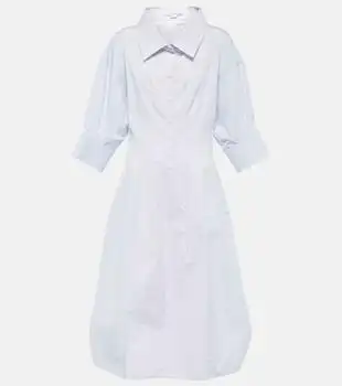 Stella McCartney | Cotton poplin midi shirt dress