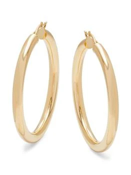 Saks Fifth Avenue | 14K Yellow Gold Tube Hoop Earrings