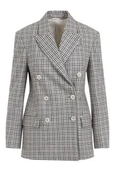 Brunello Cucinelli | Brunello Cucinelli Double-Breasted Tailored Blazer