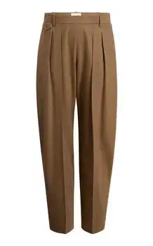 Khaite | Khaite Dugan Tapered Wool Pants - Moda Operandi