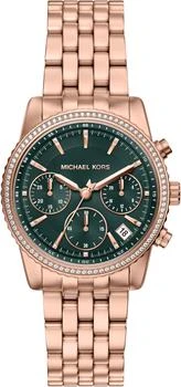 Michael Kors Michael Kors Women's Bryant Chronograph Rose Gold-Tone Stainless Steel Watch (Model: MK7600)