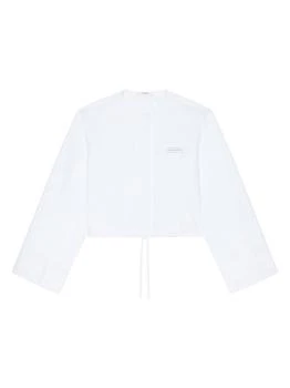 Givenchy | Cropped Shirt in Poplin with Patch