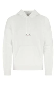 Yves Saint Laurent | Saint Laurent Logo Printed Drawstring Hoodie