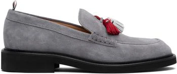 Thom Browne | Gray RWB Tassel Loafers