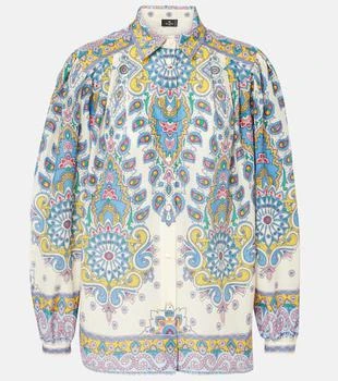 ETRO | Paisley cotton and silk shirt