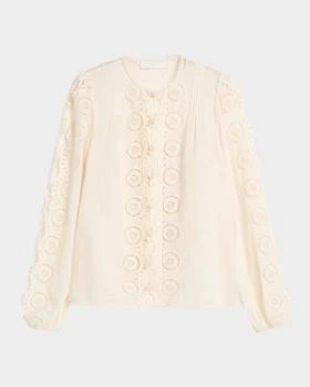 Zimmermann | Lucky Embroidered Blouse