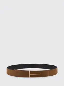 Tom Ford | T Suede Leather Belt Tom Ford