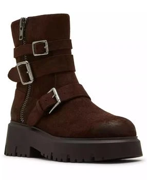 Women
s Mally Moto Buckle Lug Sole Boots