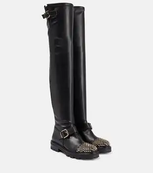 Jimmy Choo | Biker II leather over-the-knee boots