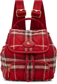 Burberry | Red Mini Horseshoe Backpack​