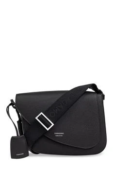 Salvatore Ferragamo | Ferragamo Fiamma Logo Printed Crossbody Bag