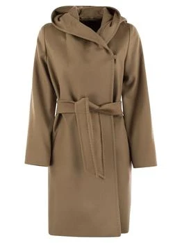 Max Mara | Max Mara Studio Newmang Belted Hooded Coat