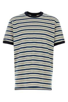 Prada | Prada Crewneck Striped T-Shirt