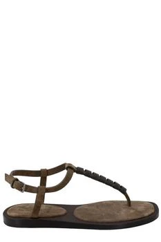 Brunello Cucinelli | Brunello Cucinelli Detailed Thong Sandals