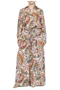 ETRO | Etro Floral Paisley Motif Satin Twill Shirt