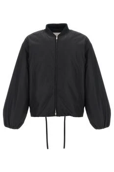 Jil Sander | Jil Sander Zip-Up Drawstring-Hem Bomber Jacket