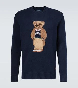 Polo Bear linen and cotton sweater