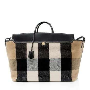 Burberry | Wool Check Society XL Tote