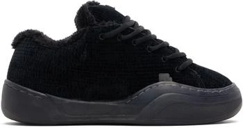ERL Black Corduroy Vamp Sneakers