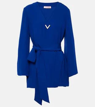 Valentino | VGold Cady Couture belted blouse