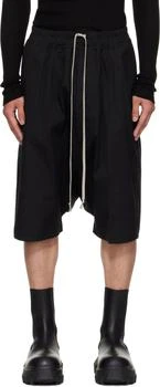 Rick Owens | Black Concordians Rick
s Pods Shorts