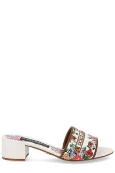 Dolce & Gabbana | Dolce & Gabbana Floral Embroidered Sandals