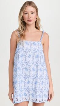Karla Eyelet Blue Dress