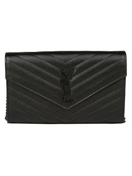 Yves Saint Laurent | Saint Laurent Monogram Logo Plaque Shoulder Bag