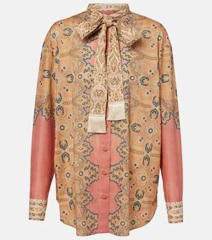 Valentino | Voyage Imaginaire cotton muslin blouse