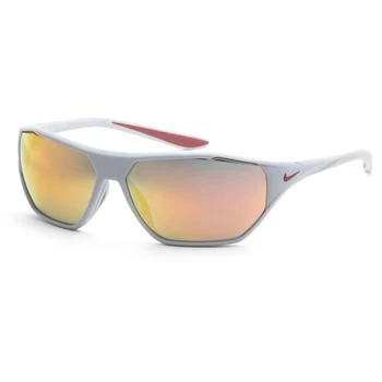 Nike Unisex Grey Rectangular Sunglasses