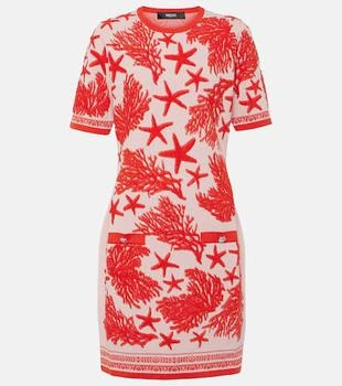 Versace | Barocco Sea jacquard minidress
