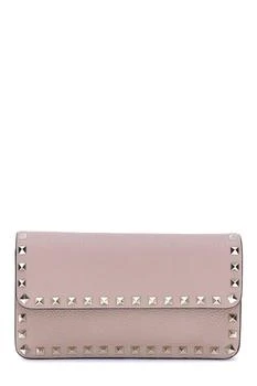 Valentino | Valentino Garavani Rockstud Foldover Top Clutch Bag