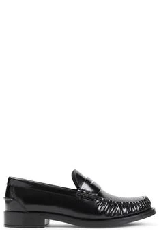 Prada | Prada Ruched Slip-On Loafers