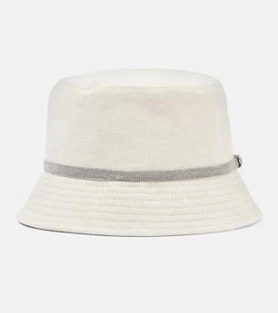 Brunello Cucinelli | Linen canvas bucket hat