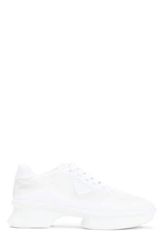 Prada | Prada Logo Detailed Lace-Up Sneakers