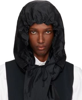 MAISON MARGIELA | Black Hooded Scarf